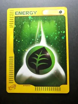 NM! Grass Energy Holo! E Series McDonald's Promo Japanese Pokemon Card - Image 1