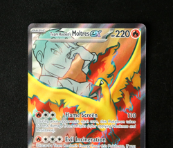 Pokemon Card TCG - Team Rocket's Moltres EX 208/182 - Destined Rivals - UR - NM⭐ - Image 2