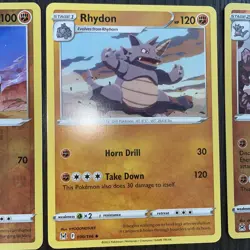 Rhyperior 091/196 - Lost Origin Pokemon Evolution Card Set NM 2 REV HOLO - Image 3