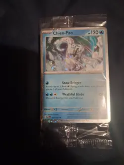 pokemon cards two sealed promo cards chein-pao and Alakazam - Image 2