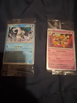 pokemon cards two sealed promo cards chein-pao and Alakazam - Image 3