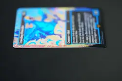 Traveling Chocobo Final Fantasy Neon Ink Blue FOIL Magic Card MTG - Image 4
