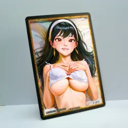 YOR FORGER Waifu Anime Card LIMITED 1/1 Custom TCG Holo T11160 - Image 2