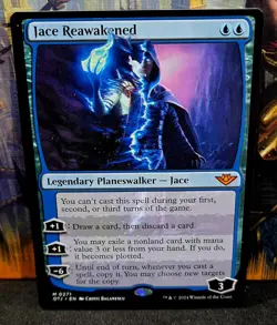 magic the gathering - Jace Reawakened - Legendary Planeswalker - Mythic - Blue - Image 1