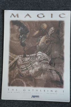 "Magic: The Gathering I" Event Poster 1995 MTG Rare Promotional Material Sealed - Image 2