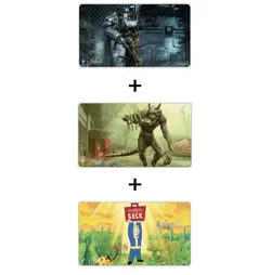 FalloutR Standard Gaming Playmat for Magic: The Gathering - 3 Playmats bundle - Image 1