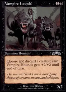 4x Vampire Hounds ~ Near Mint Exodus MTG Magic x4 4 UltimateMTG Playset Black Ca - Image 1