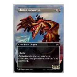 Clarion Conqueror #377 Regular Borderless Rare MTG 2025 Tarkir: Dragonstorm - Image 2