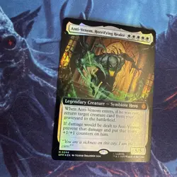 MTG- Anti-Venom, Horrifying Healer (Extended Art) (FOIL) Spiderman Magic -mythic - Image 2