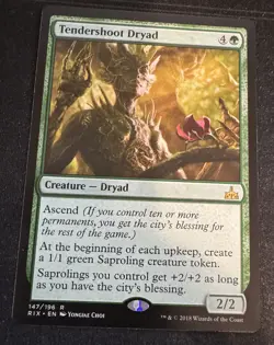 Tendershoot Dryad Rivals of Ixalan MTG Magic the Gathering - Image 1