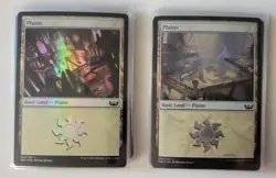 magic the gathering BASIC LAND HOLO CARDS SET (( 10 CARDS )) - Image 2