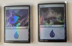 magic the gathering BASIC LAND HOLO CARDS SET (( 10 CARDS )) - Image 3
