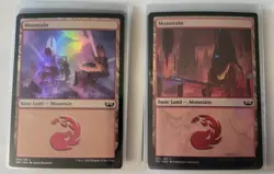 magic the gathering BASIC LAND HOLO CARDS SET (( 10 CARDS )) - Image 4