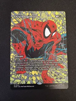 Arachnogenesis (Borderless) - Spider-Man - Magic: The Gathering 0031 NM - Image 1