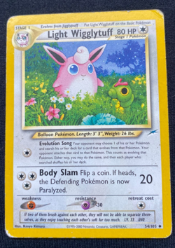 Light Wigglytuff 54/105 | Neo Destiny | Non Holo Pokemon Card (HP) - Image 1