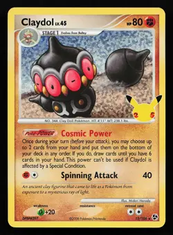 Claydol 15/106 Holo Celebrations Classic Collection Pokemon Card - Image 1
