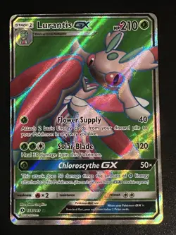 Lurantis GX 138/149 Pokemon Sun Moon Base Set Ultra Rare Full Art Holo Near Mint - Image 1