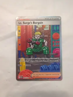 Lt. Surge’s Bargain #185 NM Mega Evolution Pokemon - Image 1