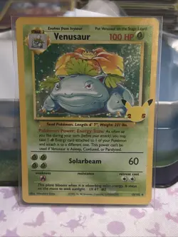 Pokemon Venusaur 15/102 Celebrations: Classic Collection Holo Near Mint - Image 1