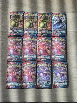 (12) Pokemon TCG Battle Styles Booster Packs Sealed Sword And Shield - Image 1
