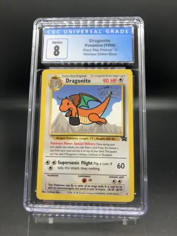 1999 Pokemon Black Star Promo Dragonite 5 CGC 8 PSA BGS - Image 1