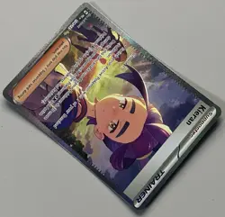 Pokemon Prismatic Evolutions Kieran Supporter Trainer Special Illustration Rare - Image 4