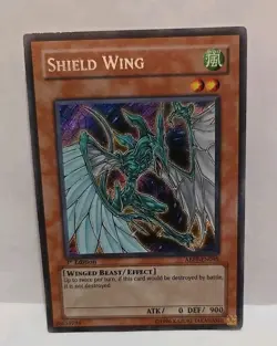 YUGIOH SHIELD WING ABPF-EN095 1ST EDITION SECRET PLAYED TO LIGHT PLAYED - Image 3