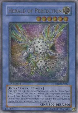 Herald of Perfection - TSHD-EN039 - Ultimate Rare - 1st Edition LP Yugioh The Sh - Image 1