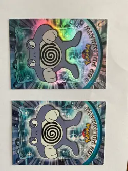 Poliwrath #62 Pokemon Topps Series 1 Card (Blue Label) Holo and Non-holo - Image 1