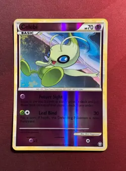 CELEBI 3/102 Triumphant REVERSE HOLO RH rare HGSS Pokemon TCG card NM+ - Image 1