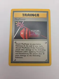 Pokemon TCG PlusPower Base Set Unlimited Uncommon Card - Image 1