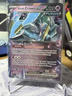 Iron Crown EX 081/162 Temporal Forces Double Rare Pokemon Card - Image 1