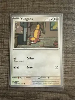 Pokemon TCG Mega Evolutions Yungoos 109/132 Base Set Card Near Mint Pack Fresh - Image 1