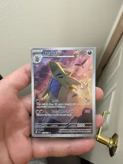 Pokemon TCG Tyranitar Scarlet & Violet Paldea Evolved Holo Card 222/193 - Image 1