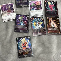 Dragon Ball Super Card Game DBSCG Lot Broly BR Frieza Goku Android 18 Bandai - Image 3