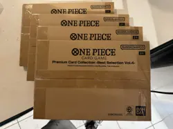 4x One Piece Card Game Premium Collection Best Selection Vol.4 ENGLISH Lot of 4 - Image 1