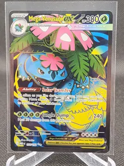 Mega Venusaur Ex 155/132 Ultra Rare Mega Evolution Pokemon Card - Image 1
