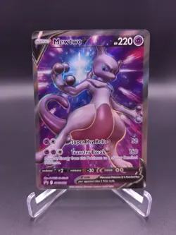 Pokemon Card TCG - Mewtwo V SWSH229 Black Star Promo Sword & Shield Promos NM - Image 1