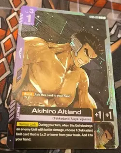 Akihiro Altland | ST05-011 | C+ - FOIL - Gundam Card Game Iron Bloom - Image 2