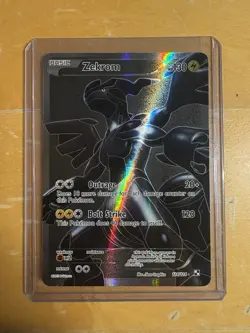 Zekrom Card (114 Full Art) 114/114 Black & White Holo Pokemon TCG 2011 - Image 1