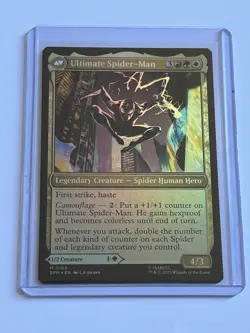 Miles Morales Ultimate Spider-Man 108 MTG Spider-Man 2025 NM Mythic Rare Foil - Image 2