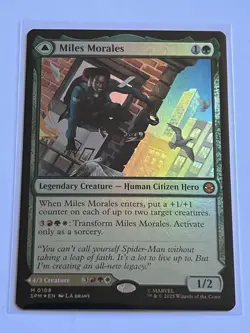 Miles Morales Ultimate Spider-Man 108 MTG Spider-Man 2025 NM Mythic Rare Foil - Image 3