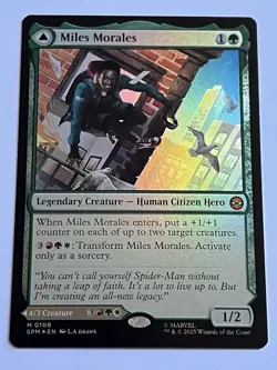 Miles Morales Ultimate Spider-Man 108 MTG Spider-Man 2025 NM Mythic Rare Foil - Image 5