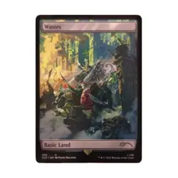 WOTC MtG Magic the Gathering Wastes (705) - Full Art (R) (Foil) NM - Image 1