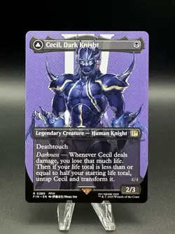 Cecil, Dark Knight [Borderless Regular] (NM) - MTG - Final Fantasy (ENG) - Image 1