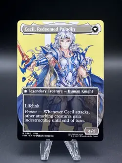 Cecil, Dark Knight [Borderless Regular] (NM) - MTG - Final Fantasy (ENG) - Image 2