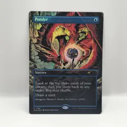 Ponder #1783 FOIL MTG Secret Lair Dungeons & Dragons 50th Anniversary - Image 1