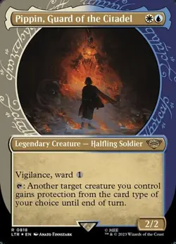 Pippin, Guard of the Citadel - Surge Foil Extended Art Showcase LTR NM MTG - Image 1