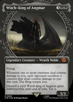 Witch-king of Angmar - Surge Foil Extended Art Showcase LTR NM MTG - Image 1