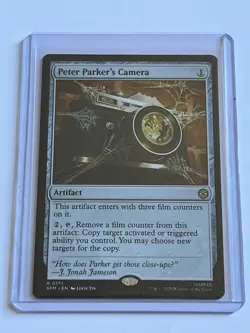 Peter Parkers Camera 171 MTG Marvels Spider-Man 2025 Near Mint Non Foil Rare - Image 1